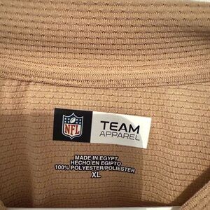 Saints NFL Team Apparel Beige XL Shirt
